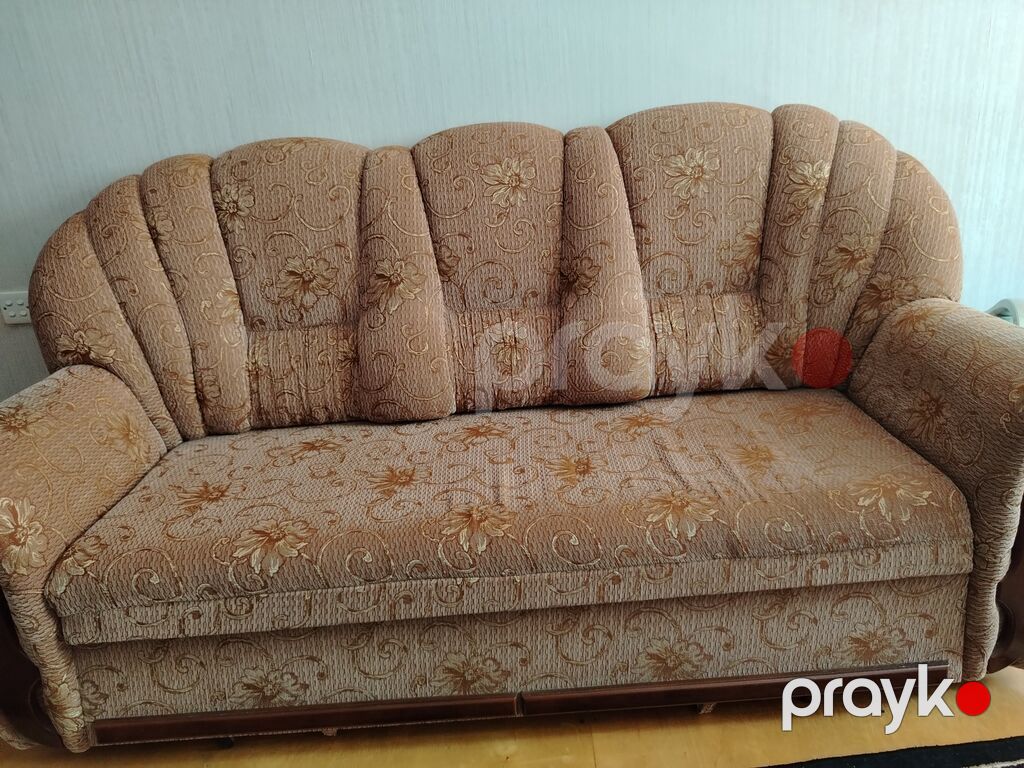 Klassik üslubda yumşaq mebel dəsti - Tərkib: 1 böyük divan + 2 ədəd — Yumşaq mobilya dəstləri, Bakı (2)