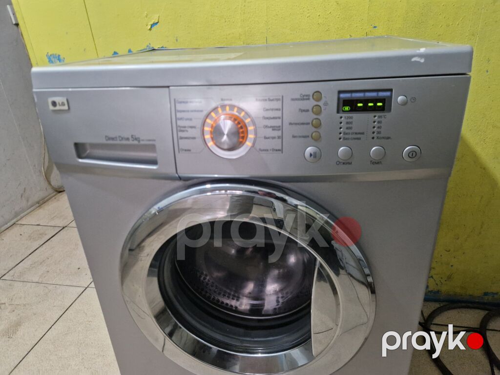 Paltaryuyan maşın LG, 5 kq, İşlənmiş, Avtomat, Qurutma var, Kredit yoxdur, Ödənişli çatdırılma — Çamaşır maşınları, Bakı (3)