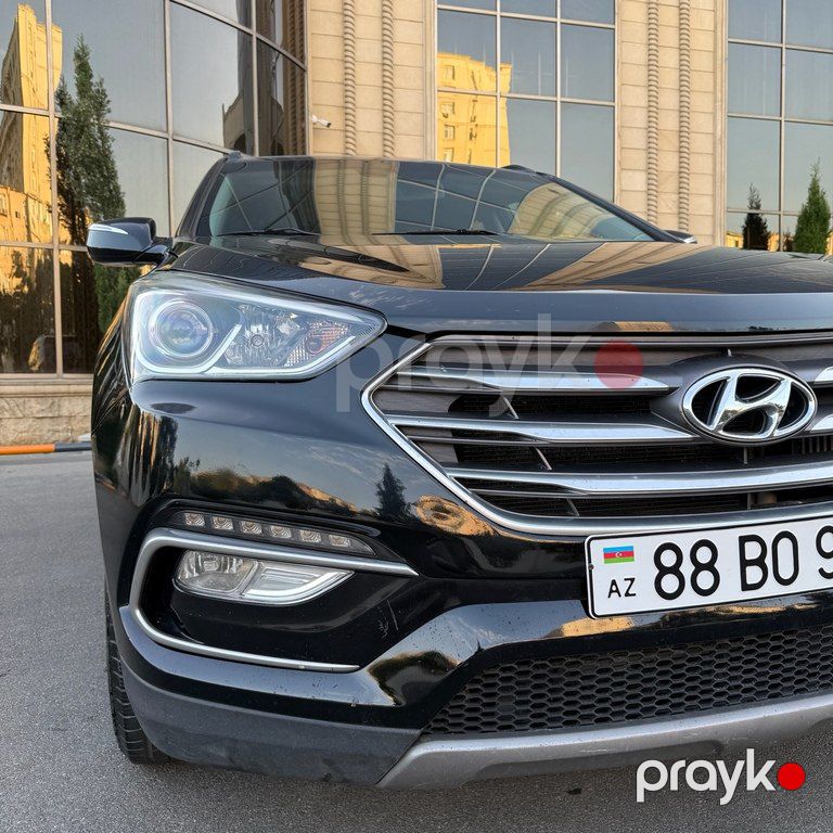 Hyundai Santa Fe, 2.0 L, 2017 il, 110 524 km — Avtomobillər, Bakı (6)