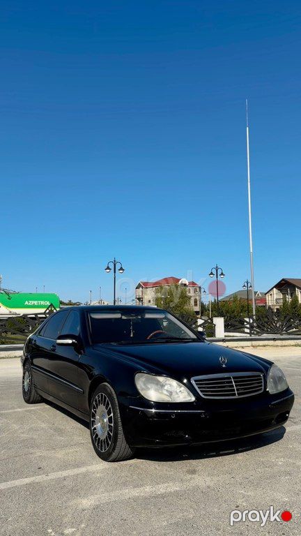 Mercedes S 320, 3.2 L, 1999 il, 280 000 km — Avtomobillər, Bakı (2)
