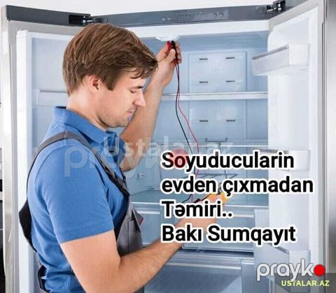 Soyuducu ustasi ünvanda zəmanətli təmiri — Bakı