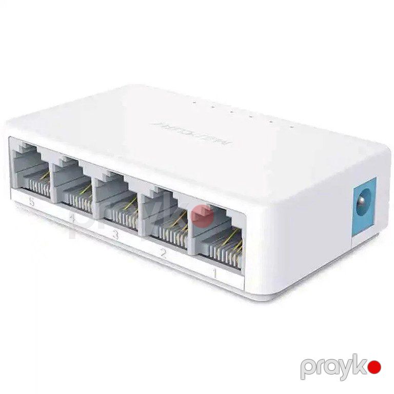 Alfa S105 5 Port 10/100 Mbps Ethernet Switch — Şəbəkə və server avadanlığı, Bakı (2)