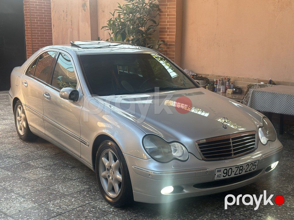 Mercedes C 200, 2.0 L, 2001 il, 292 000 km — Avtomobillər, Bakı (4)