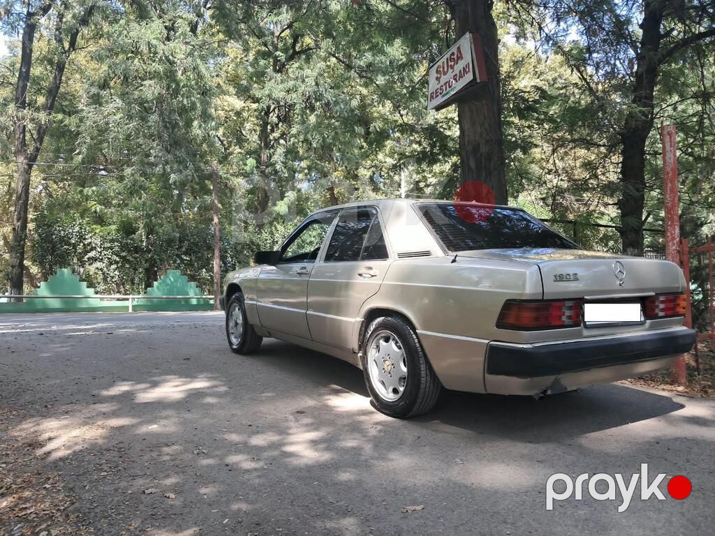 Mercedes 190, 2.0 L, 1990 il, 201 245 km — Avtomobillər, Bərdə (6)