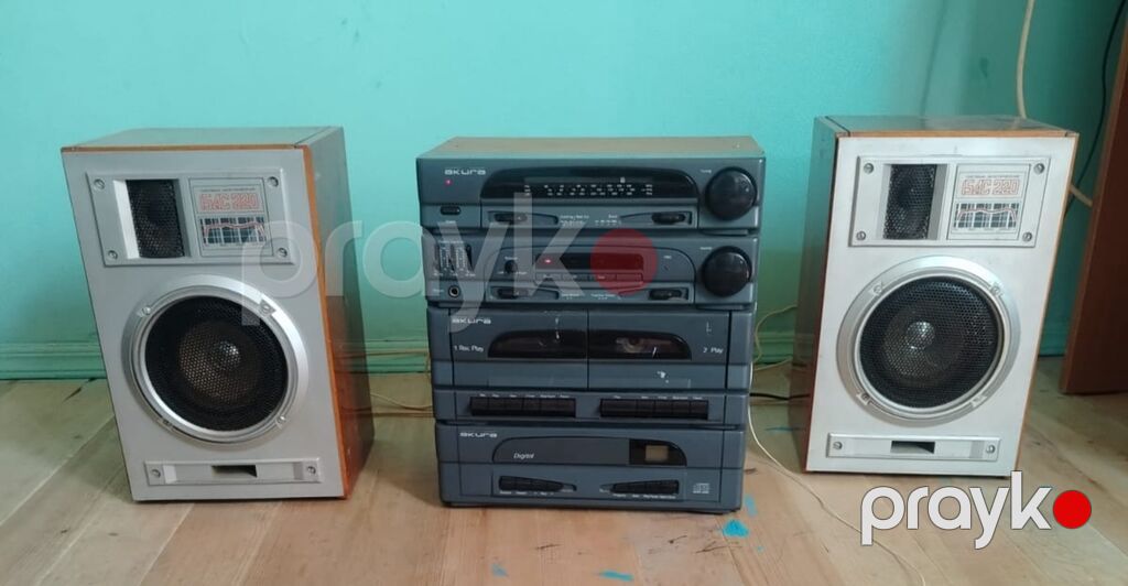 Retro musiqi mərkəzi – modul tipli stereo komplekt Xüsusiyyətlər — Akustik sistemlər, Digah