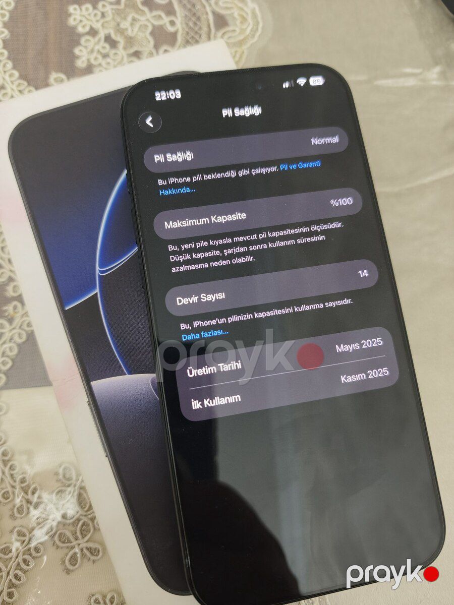 Apple iPhone 16 Pro Max Black Titanium 256GB/8GB — Smartfonlar, Bakı (3)