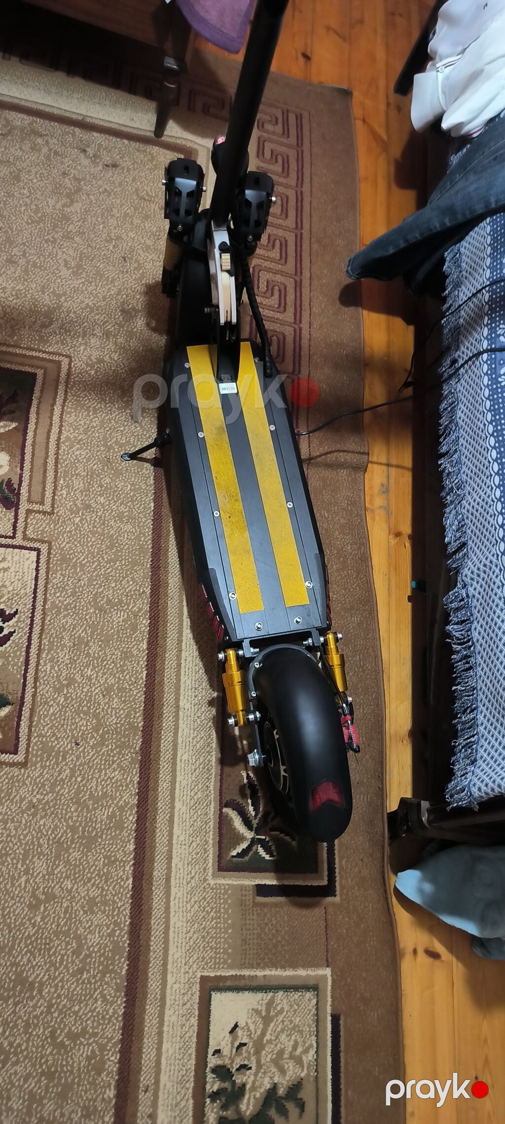 Elektrik samokat M6905 – qara sari, 30–40 km yürüş. Xüsusiyyətlər — Skuterlər, Bakı (3)