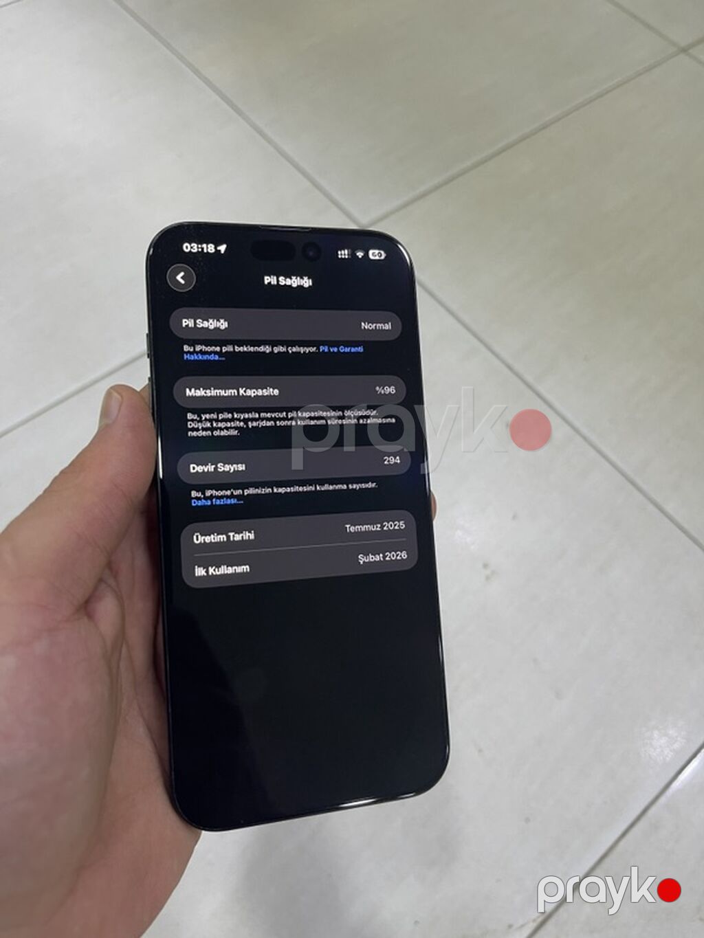 IPhone 16 Pro Max, 512 GB, Qara, Simsiz şarj — Apple iPhone, Digah (2)