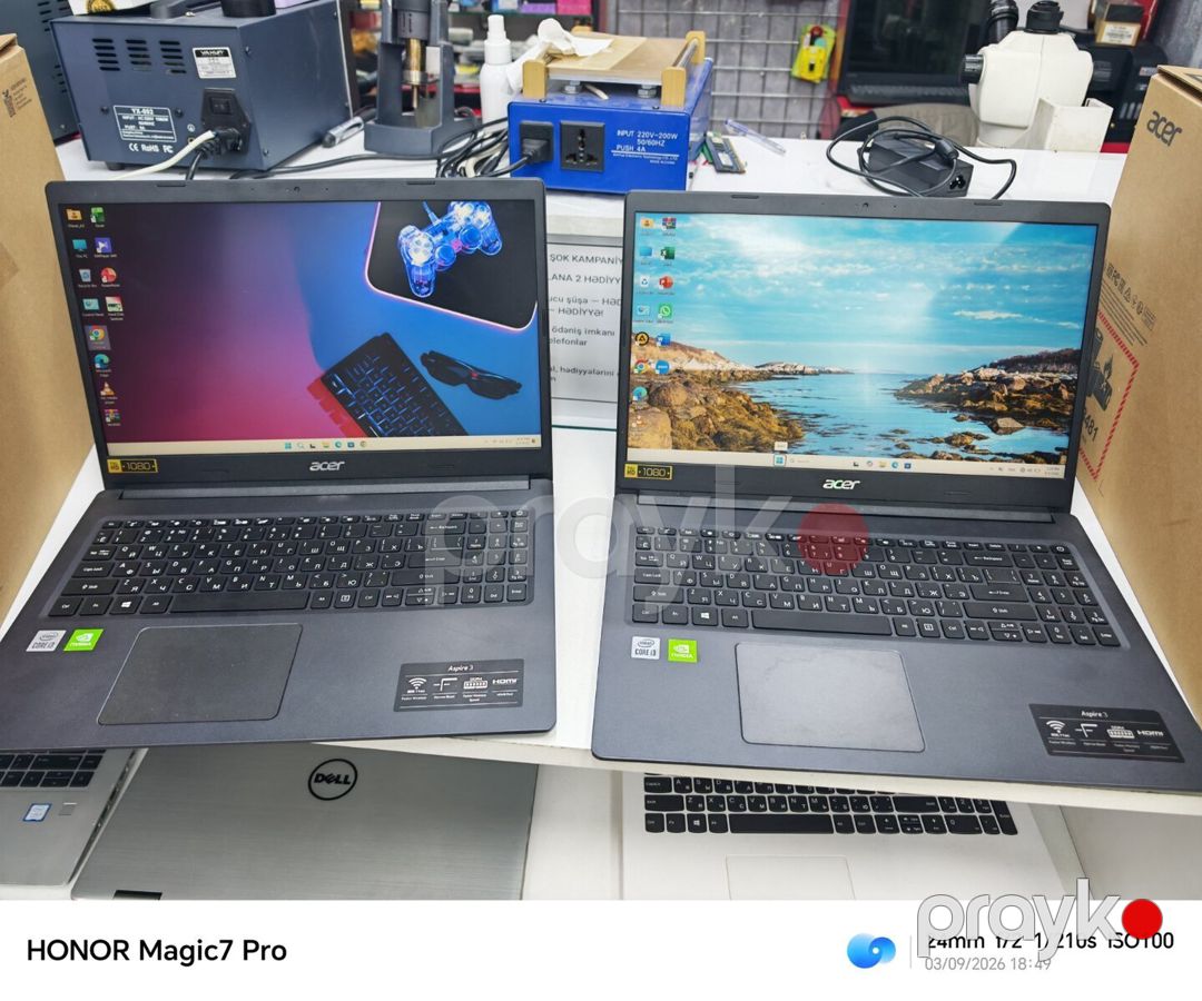 Acer Aspire 3 Core i3 10-cu nəsil, SSD 512GB, RAM 8GB — Noutbuklar, Şəki (4)