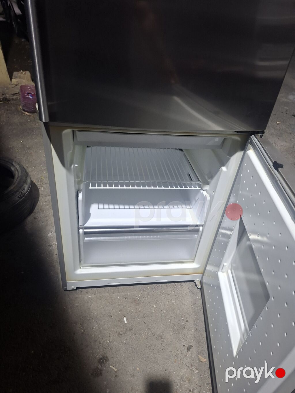 İşlənmiş 2 qapılı Siemens Soyuducu Satılır, rəng - Boz — Soyuducular, Digah (5)