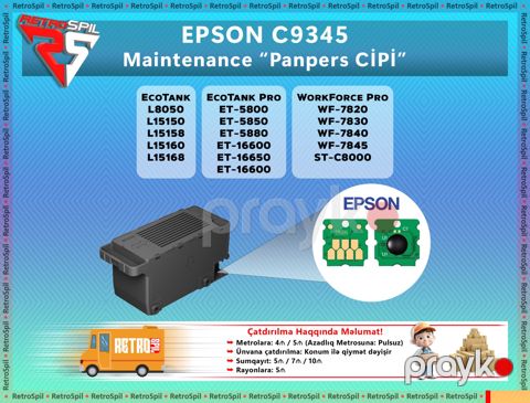 Printer Epson C9345 Chip — Bakı
