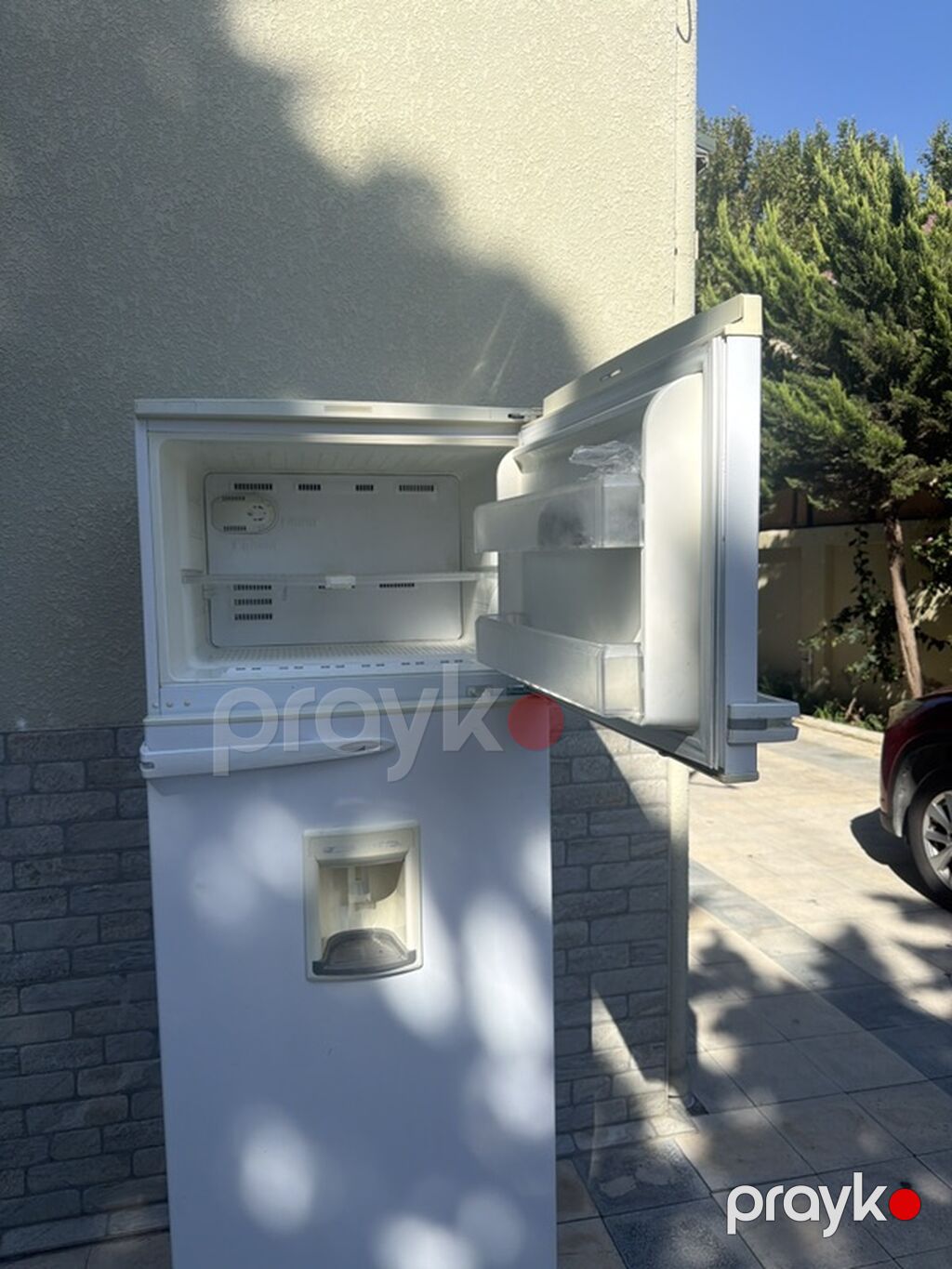 İşlənmiş 2 qapılı Beko Soyuducu Satılır, rəng - Ağ, Dispenserli — Soyuducular, Fatmayı (5)