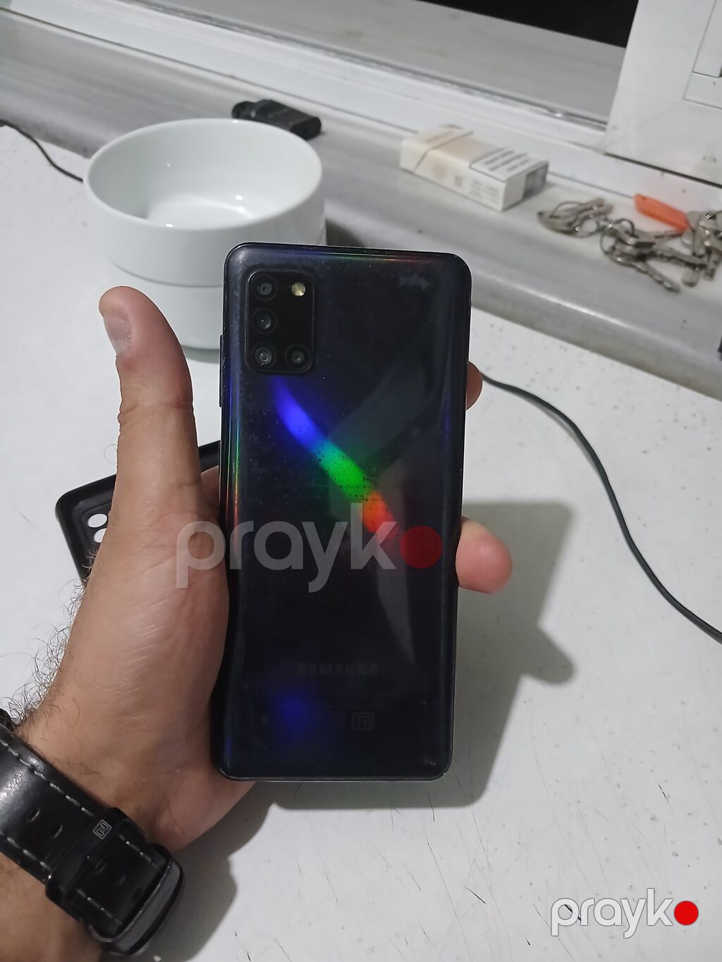 Samsung Galaxy A51, 128 GB, rəng - Qara, Sensor, Barmaq izi, İki sim kartlı — Samsung, Xırdalan (2)