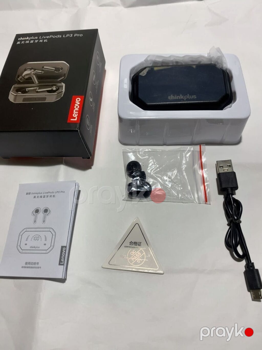 Yeni Simsiz (Bluetooth) Qulaqcıqlar, Lenovo, rəng - Qara — Qulaqcıqlar, Bakı (4)