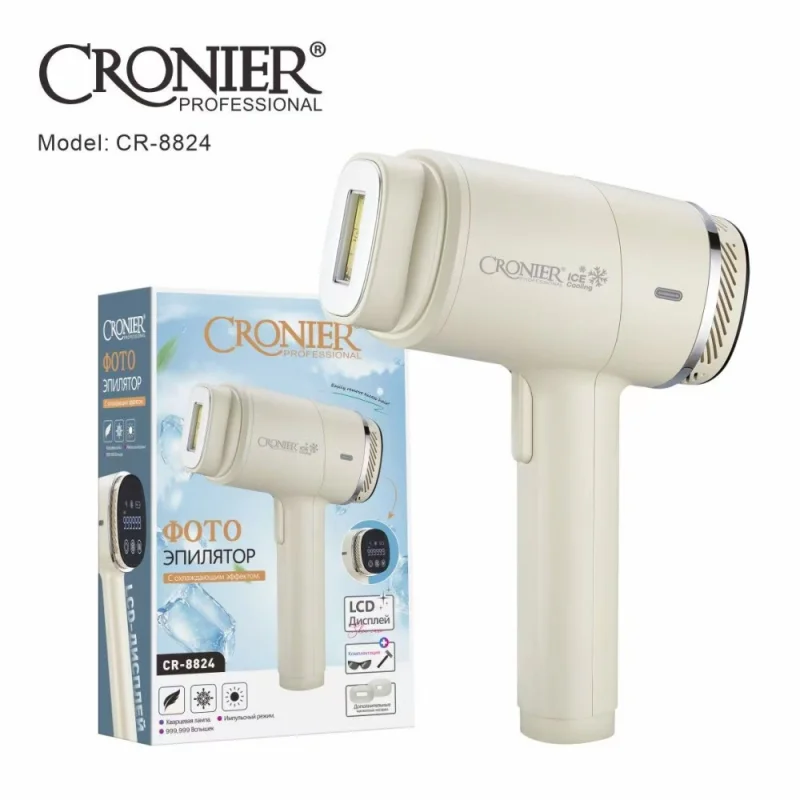Lazerli epilyator Cronier CR-8824 White — Bakı