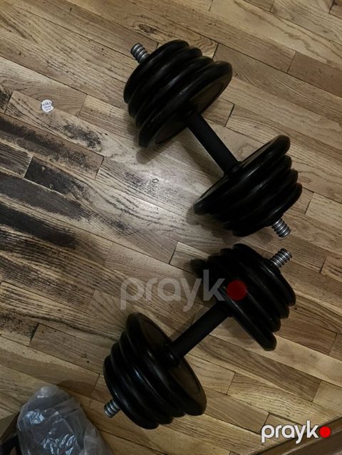 Tənzimlənən hantel dəsti - 2 ədəd hantel 12.5 x 12.5 — Bakı