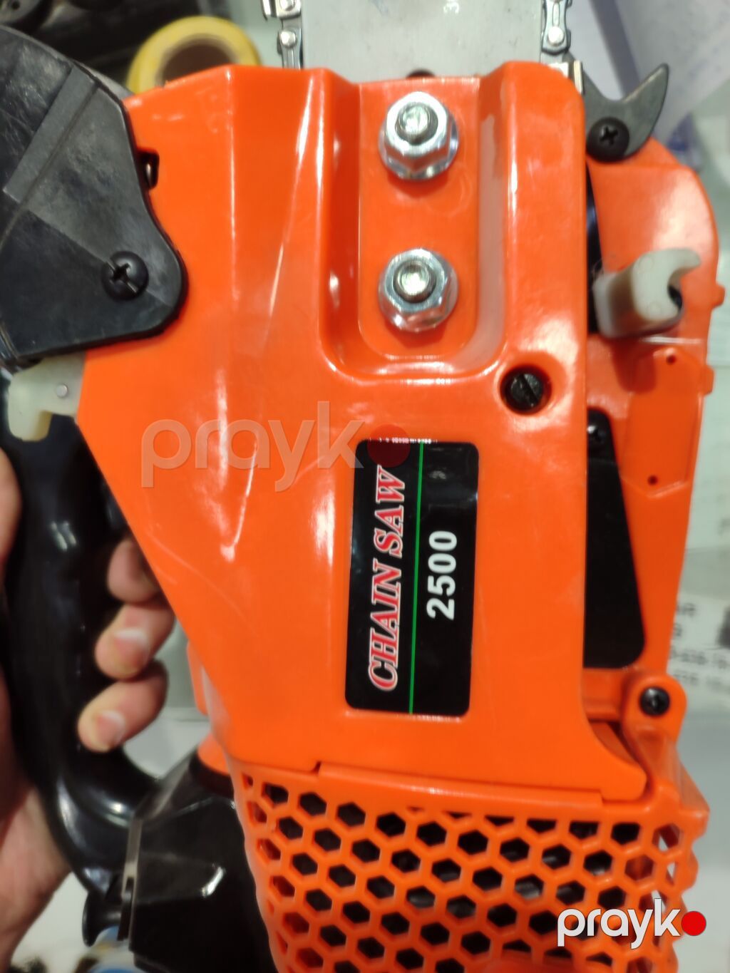 Benzinli zəncirli mişar – 12" bar - Model: 2500 (üstündə qeyd olunub) — Benzin və elektrik piltəkişləri, Digah (7)