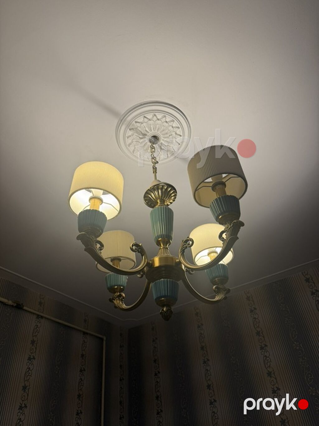 Çılçıraq, 5 lampa, Metal — Tavan is?qlar? v? cilc?raqlar, Bakı