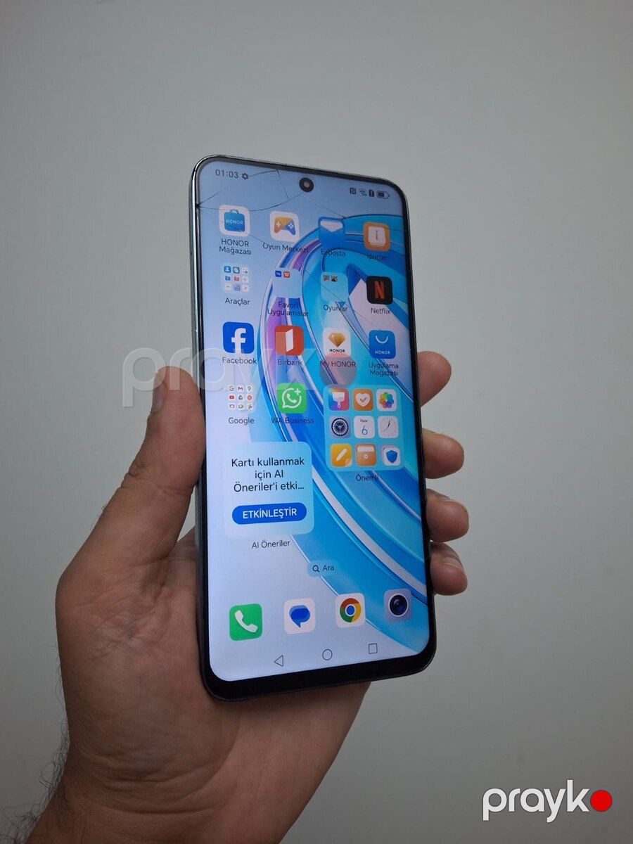 Honor X8a Titanium Silver 128GB/6GB — Smartfonlar, Bakı (4)