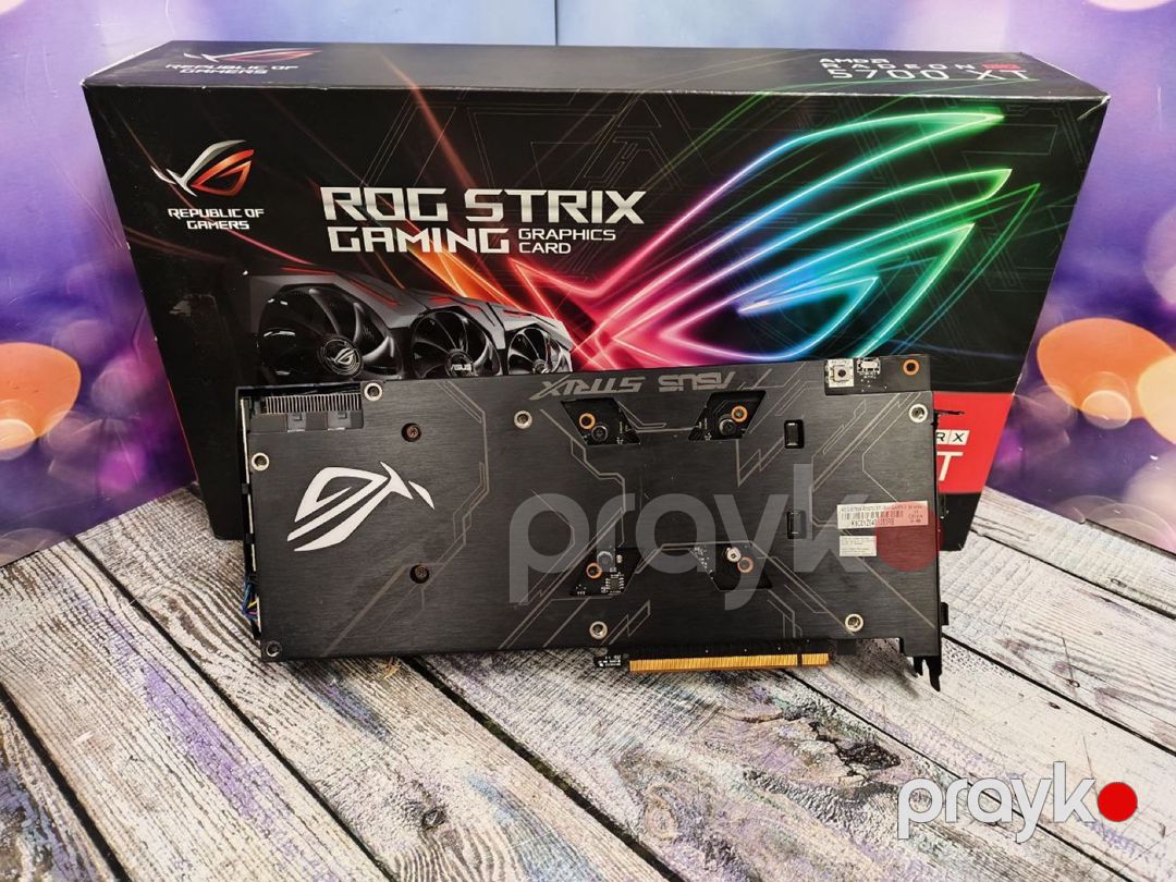 Video kart Asus RX 5700XT Rog Strix 8GB — Kompüterlər və noutbuklar, Bakı (2)