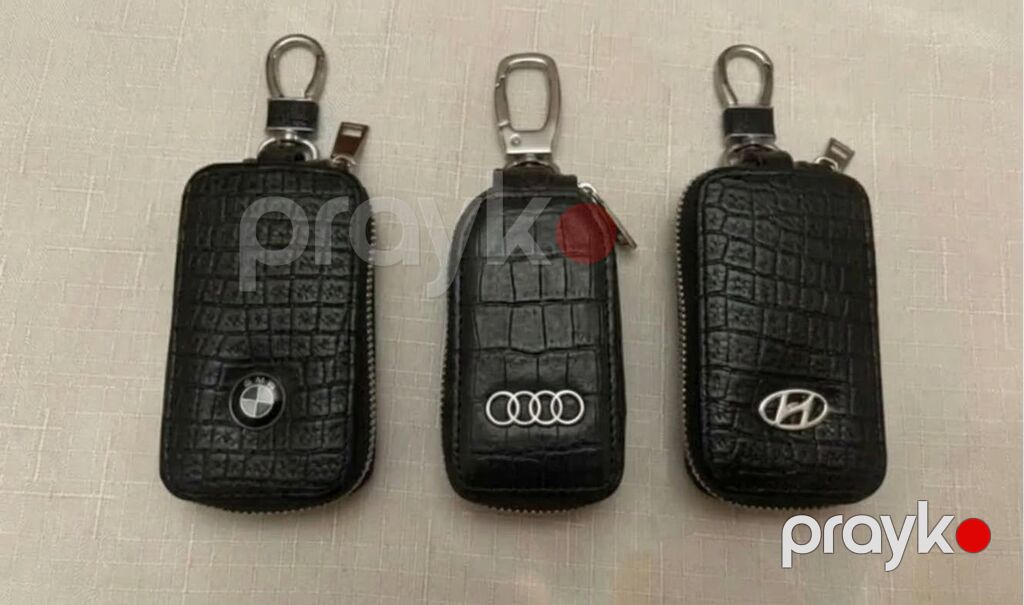 Avtomobil açarı üçün qara rəngli dərili qoruyucu futlyar/key case — Digər, Bakı (2)