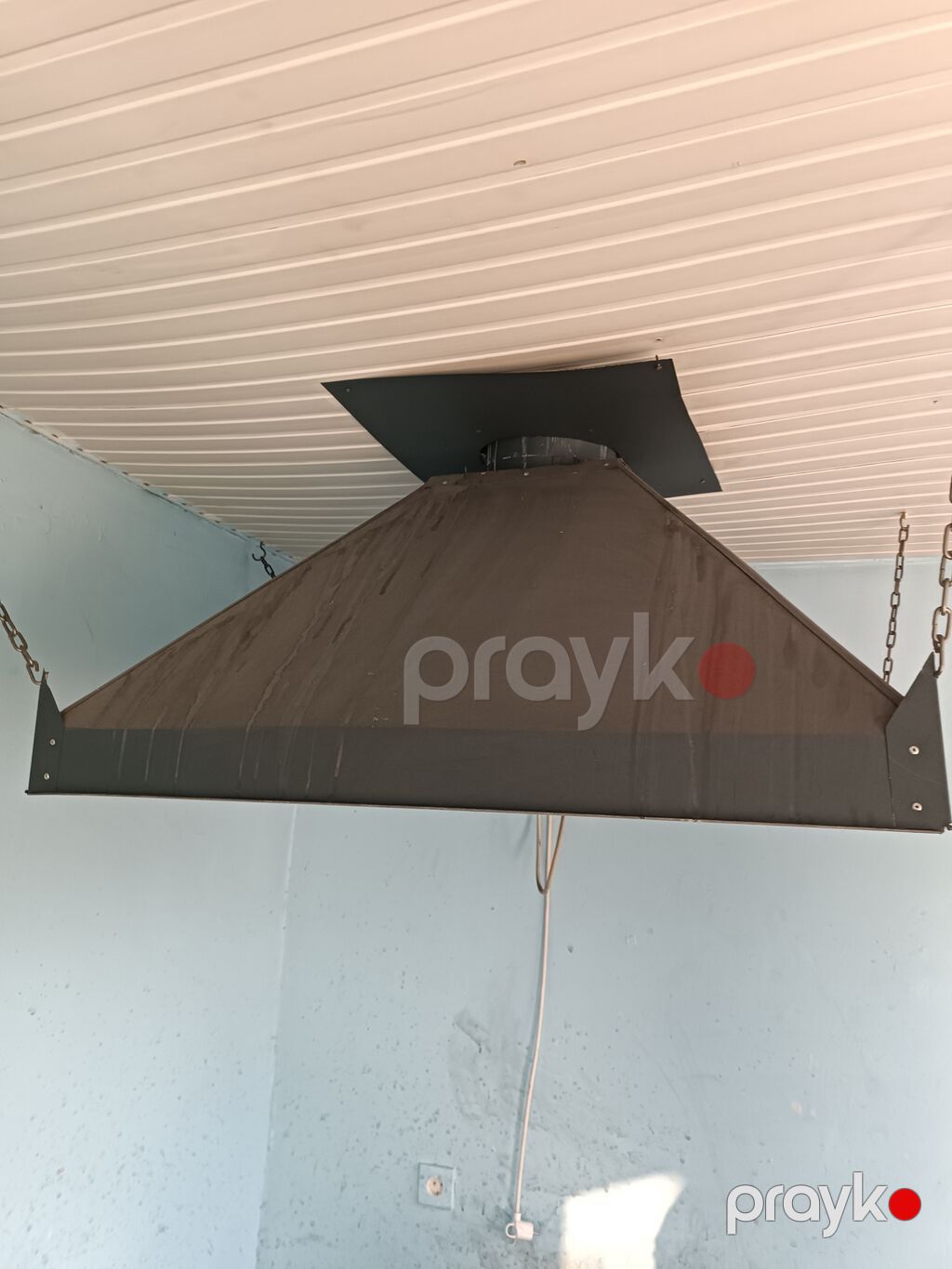 Sənaye tipli asma mətbəx aspiratoru/şamandıralı tüstü yığan kub — Digər, Digah