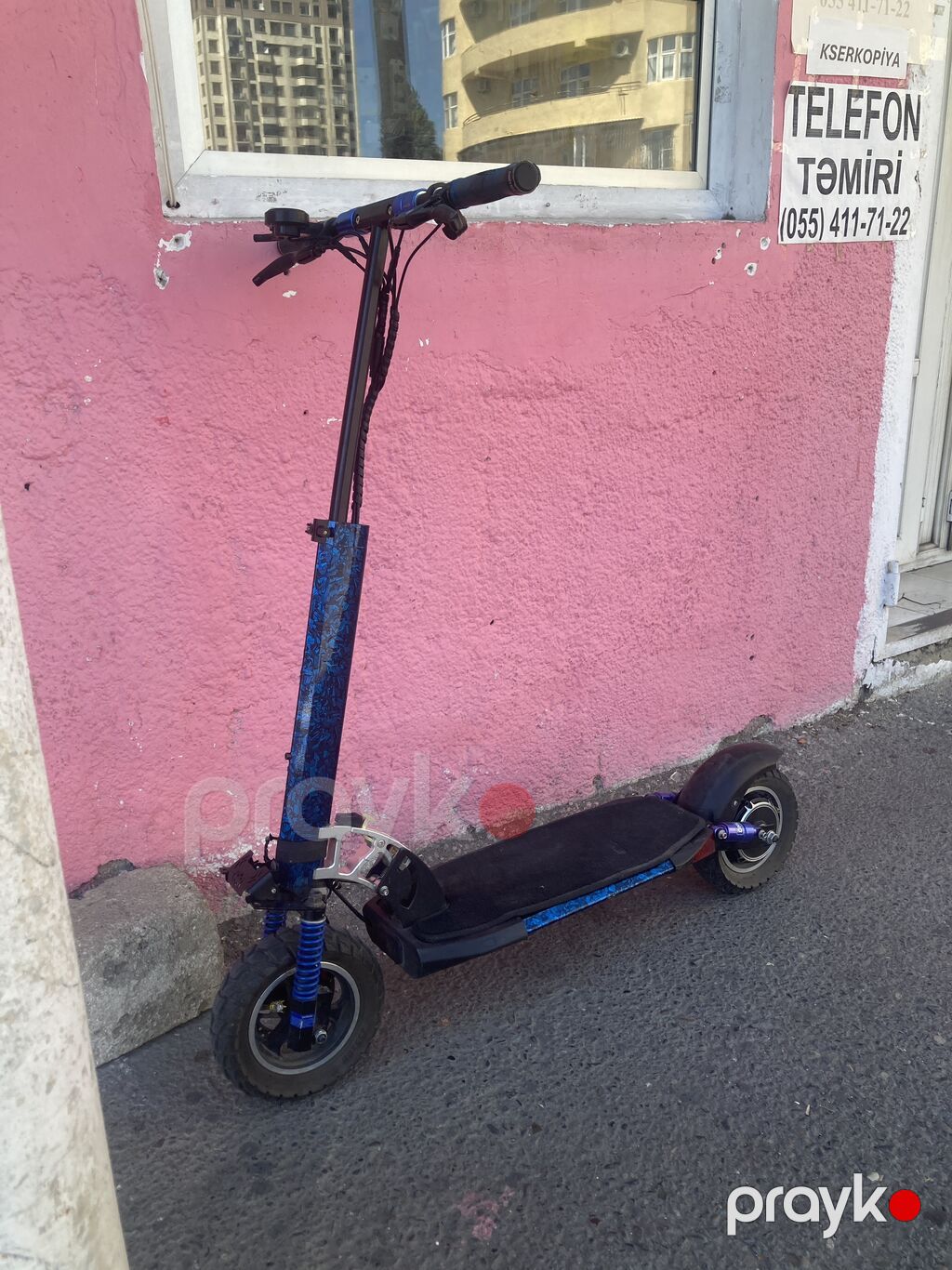 İşlənmiş Elektrik samokat 10", 751 - 1000 Vt, 45 km/s, Ünvandan götürmə, Pulsuz çatdırılma, Ödənişli çatdırılma — Skuterlər, Bakı