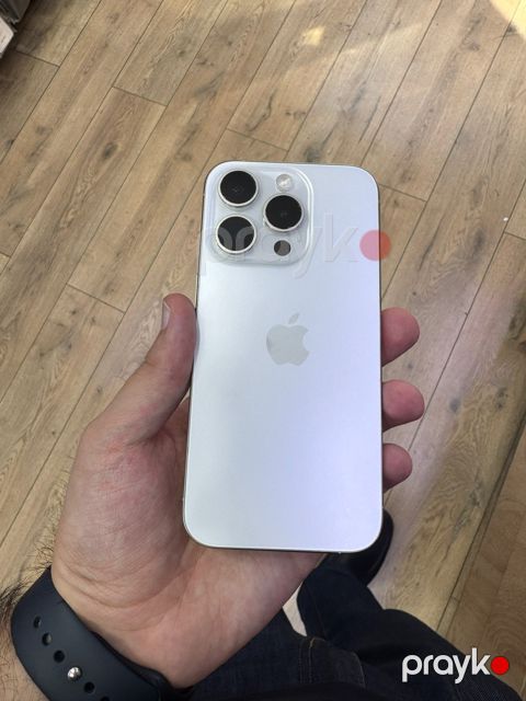 Apple iPhone 15 Pro White Titanium 256GB/8GB — Bakı
