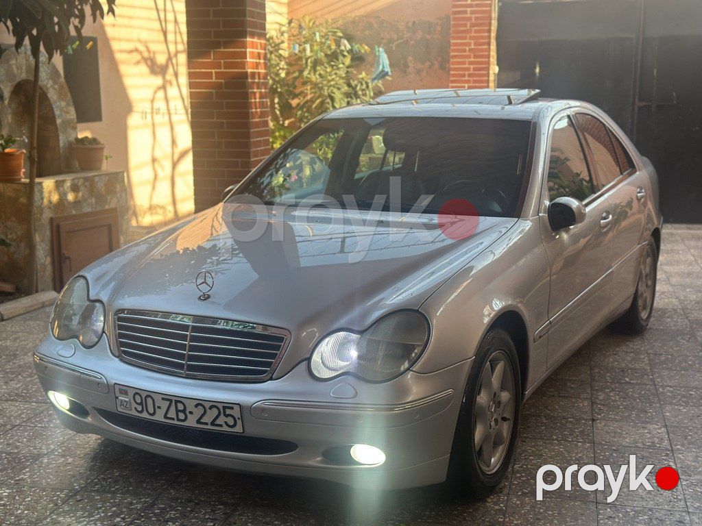 Mercedes C 200, 2.0 L, 2001 il, 292 000 km — Avtomobillər, Bakı (3)