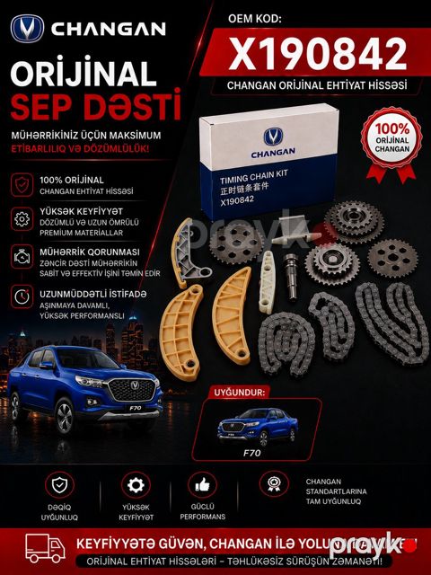Changan F70 zəncir dəsti — Bakı