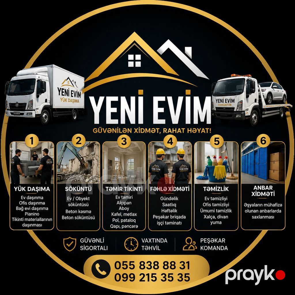 “Yeni Evim Xidmətləri” – Elektrik və Təmir həlləri Elektrik işləri — Elektrikçi xidmətləri, Masazır (3)