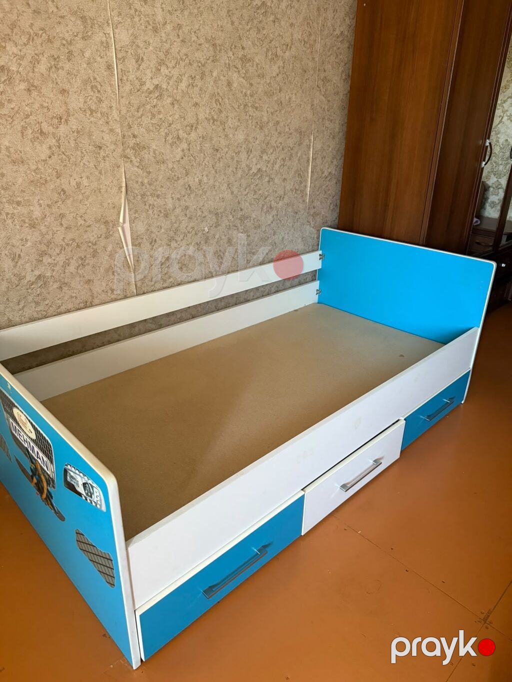 Uşaq/Yeniyetmə çarpayısı – saxlama çekmecəli - Ölçü: təxmini — Yataqlar, Bakı (2)
