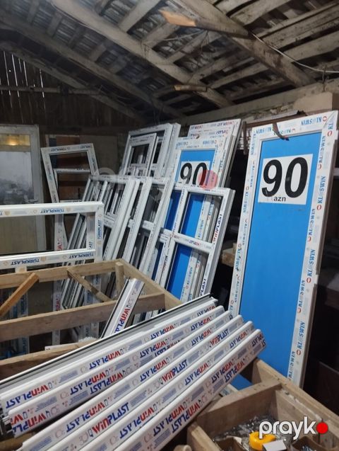 PVC pəncərə çərçivələri və aksesuarları - Material: PVC — Qobu
