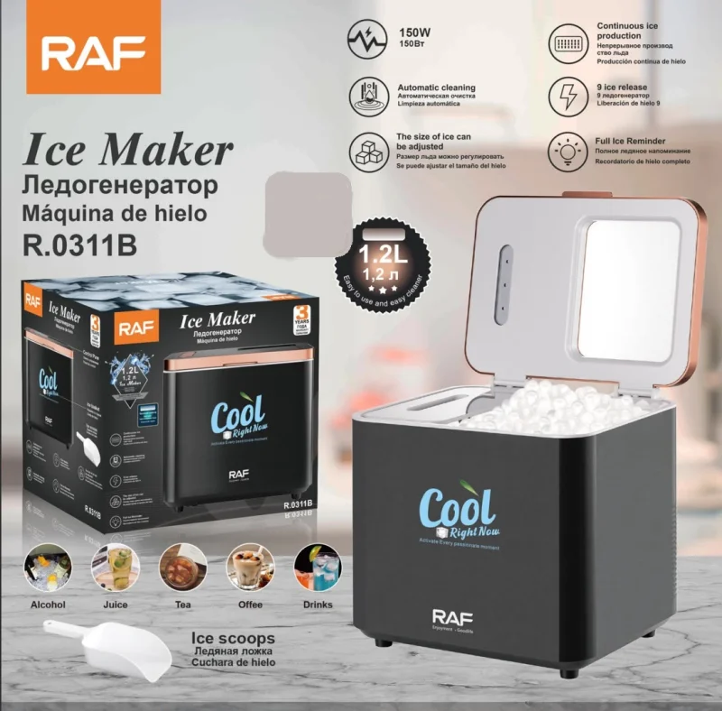 Buz generatoru RAF R.0311B qara — Bakı