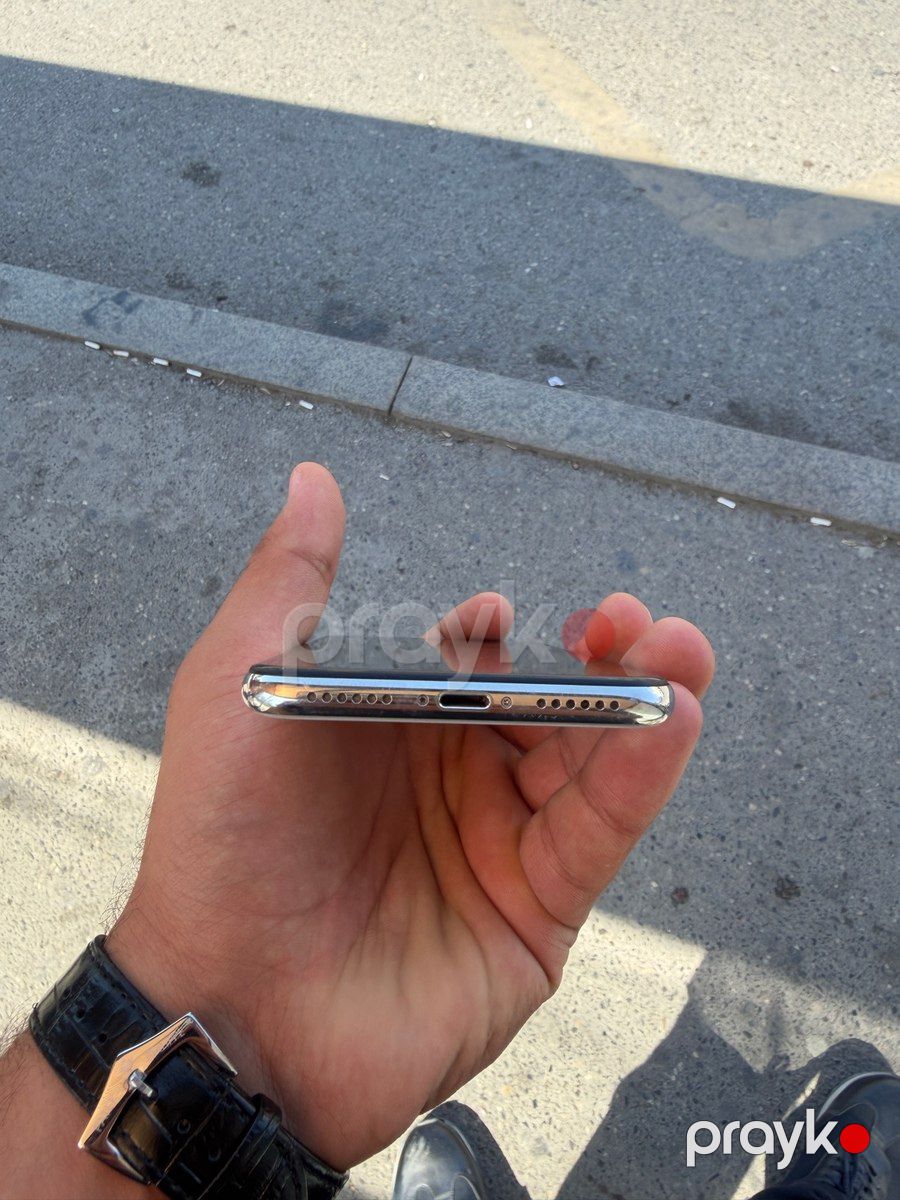 Apple iPhone X Silver 64GB/3GB — Smartfonlar, Bakı (5)