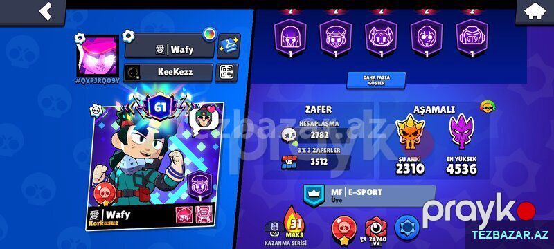 Brawl 77 k ıdeyal hesab — Oyunlar, konsollər və proqramlar, Bakı (5)
