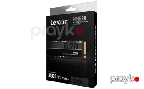 Lexar NM620 M.2 2280 PCIe Gen3x4 NVMe SSD – 512 GB — Bakı