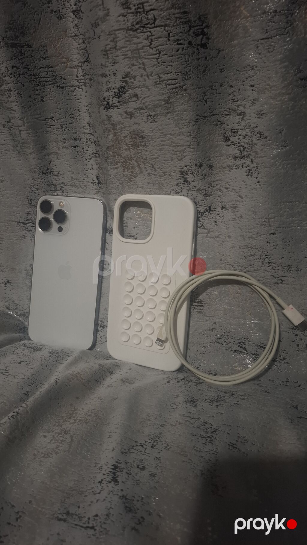 IPhone 13 Pro Max, 128 GB, White Titanium, Zəmanət, Simsiz şarj, Face ID — Apple iPhone, Bakı (3)