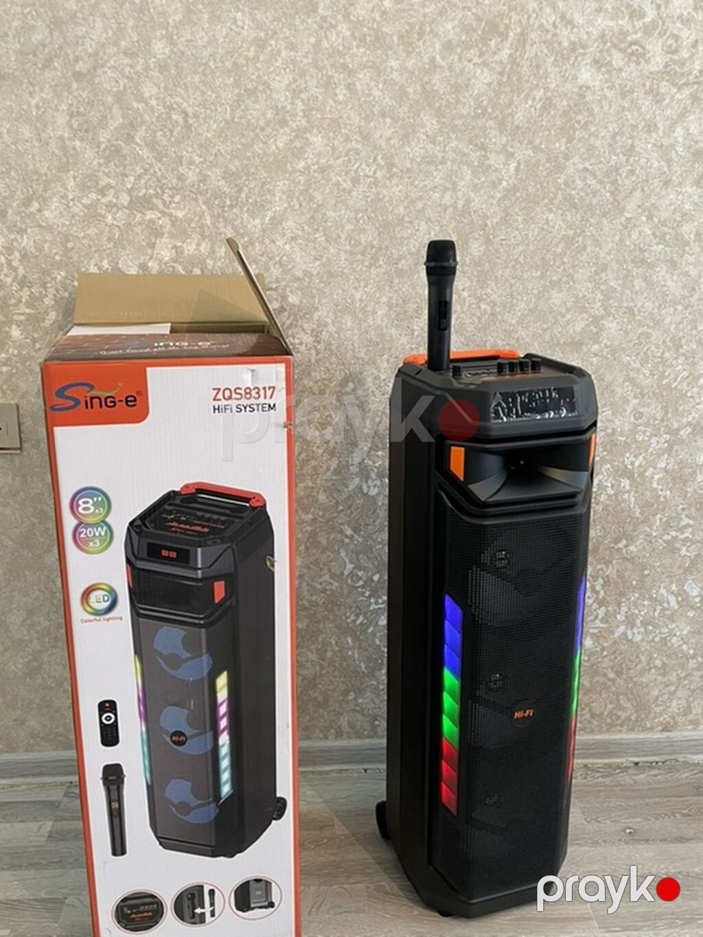 Sing-e ZQS8317 Hi-Fi portativ akustik sistema - Güclü səs: 8" — Dinamiklər və akustik sistemlər, Bakı