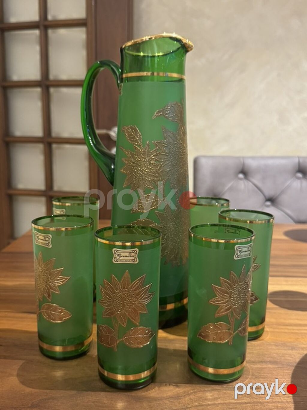 Egermann (Czech Republic) şüşə dəsti - Material: orijinal Egermann — Süfrə qabı, Bakı (4)