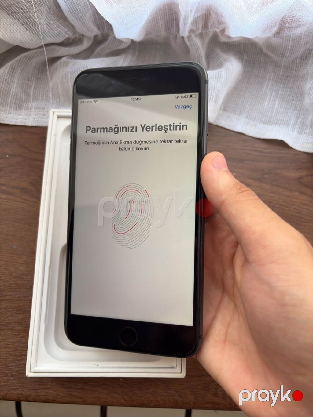 IPhone 8 Plus, Jet Black, Barmaq izi — Apple iPhone, Bakı (4)