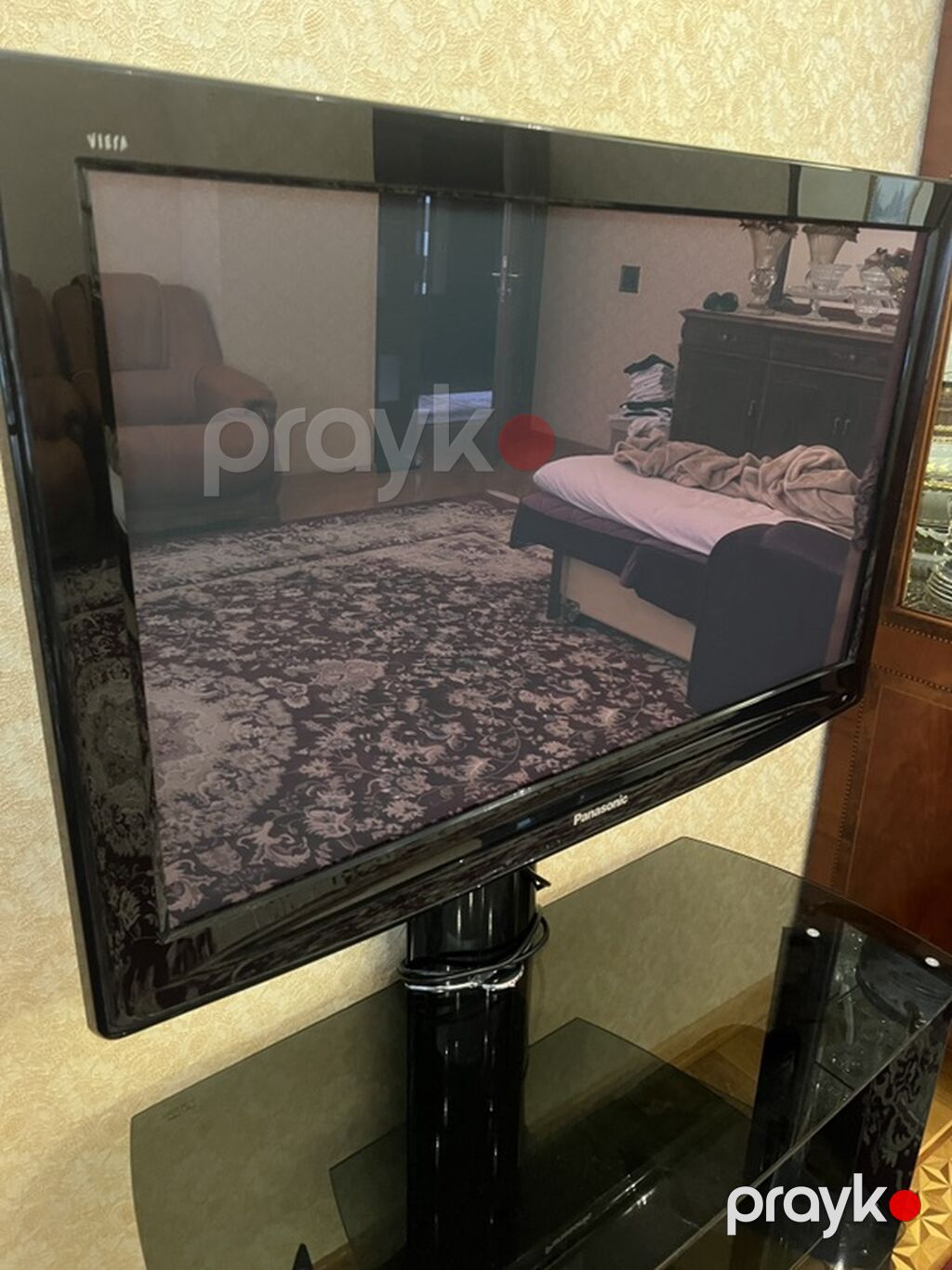 Panasonic Vıera plazma televizor + şüşə TV stendi - Brend/model — Televizorlar, Bakı (2)