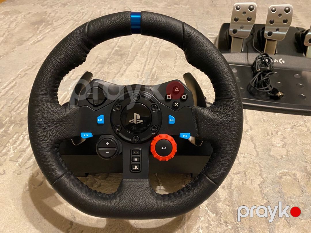 Logitech G29 Driving Force Racing Wheel + pedallar — Oyunlar, konsollər və proqramlar, Bakı (6)