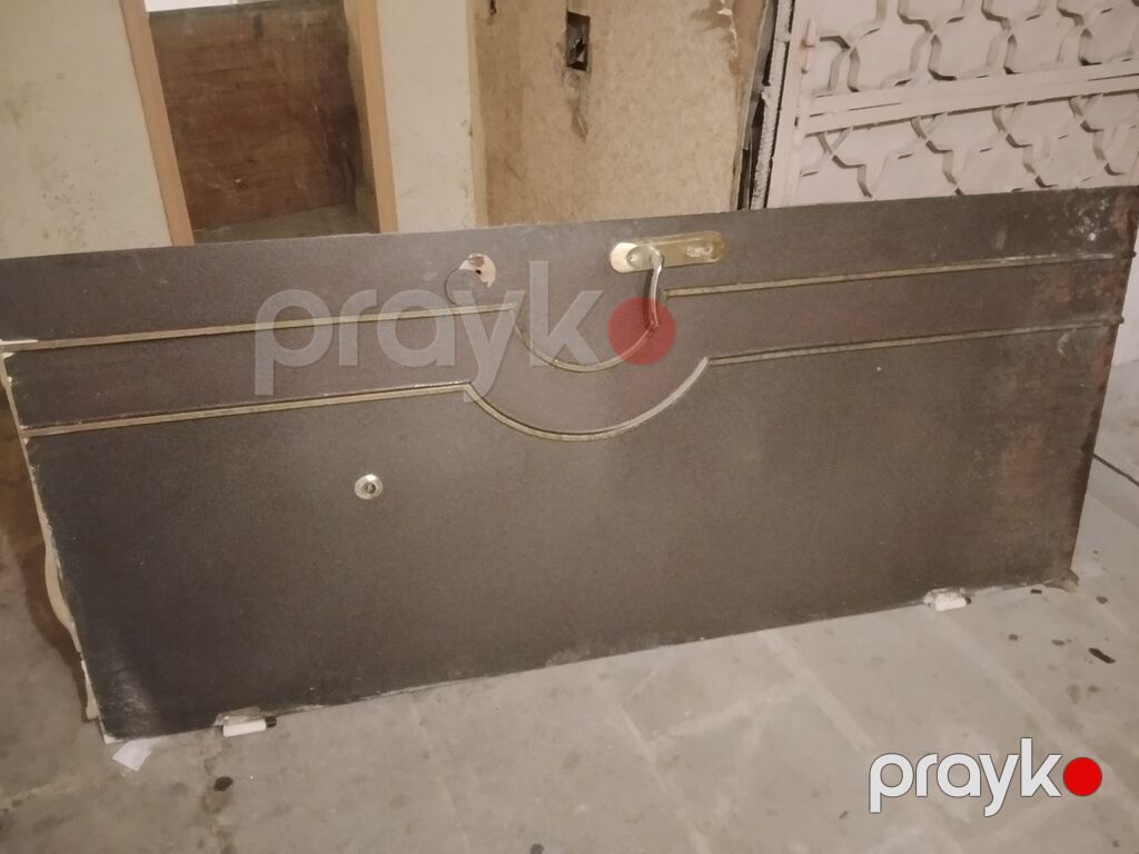 Dəmir giriş qapısı (ikiüzlü) - Material: möhkəm metal konstruksiya — Pəncərələr, qapılar, balkonlar, Bakı (3)