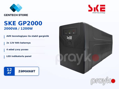 2000VA Line-Interactive UPS - SKE GP2000 (AVR) — Bakı