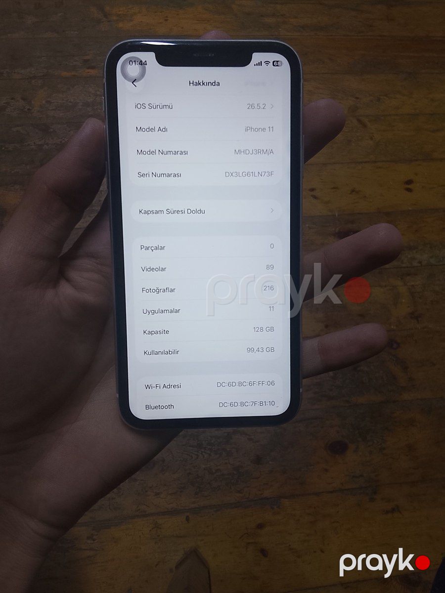 Apple iPhone 11 White 128GB/4GB — Smartfonlar, Bakı (3)