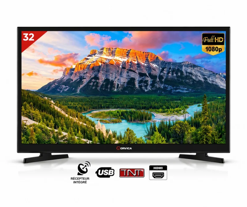 Televizor Orvica 32 HCU32OR_ BM Black — Bakı