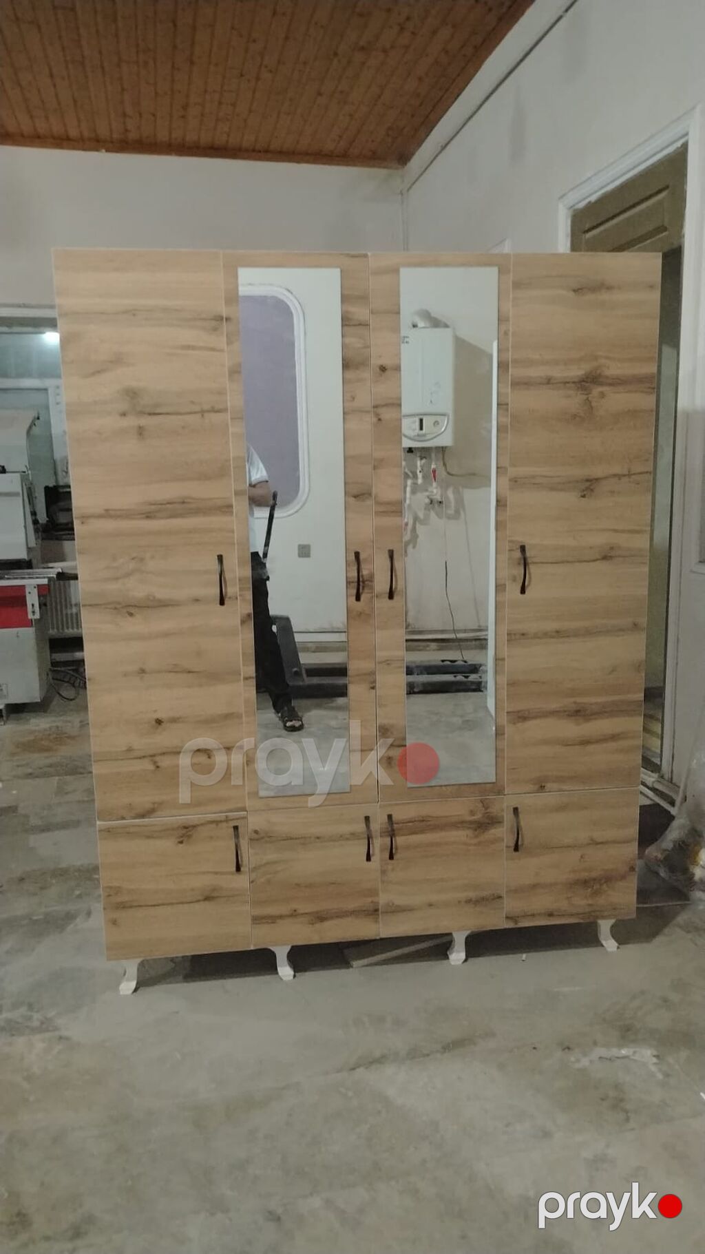 Yataq otağı üçün çoxfunksiyalı 5 qapılı geyim dolabı - Dizayn — Şkaflar, Bakı (3)