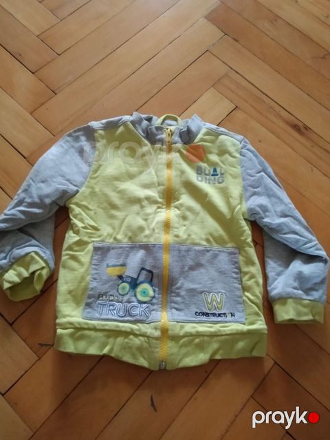 Uşaq üçün yüngül jaket/svitşot - Model: fermuarlı, uzunqollu — Bakı