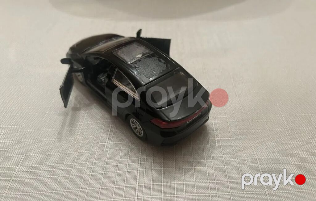 Qara rəngli metal oyuncaq sedan model avtomobil - Miqyas: təxmini — Modellar, Bakı (3)